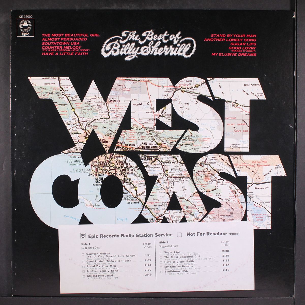 west coast, the best of by BILLY SHERRILL