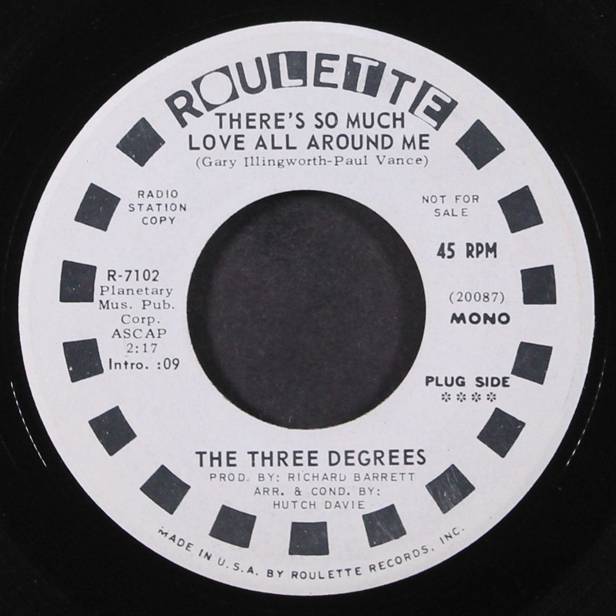 there's so much love all around me / mono by THREE DEGREES