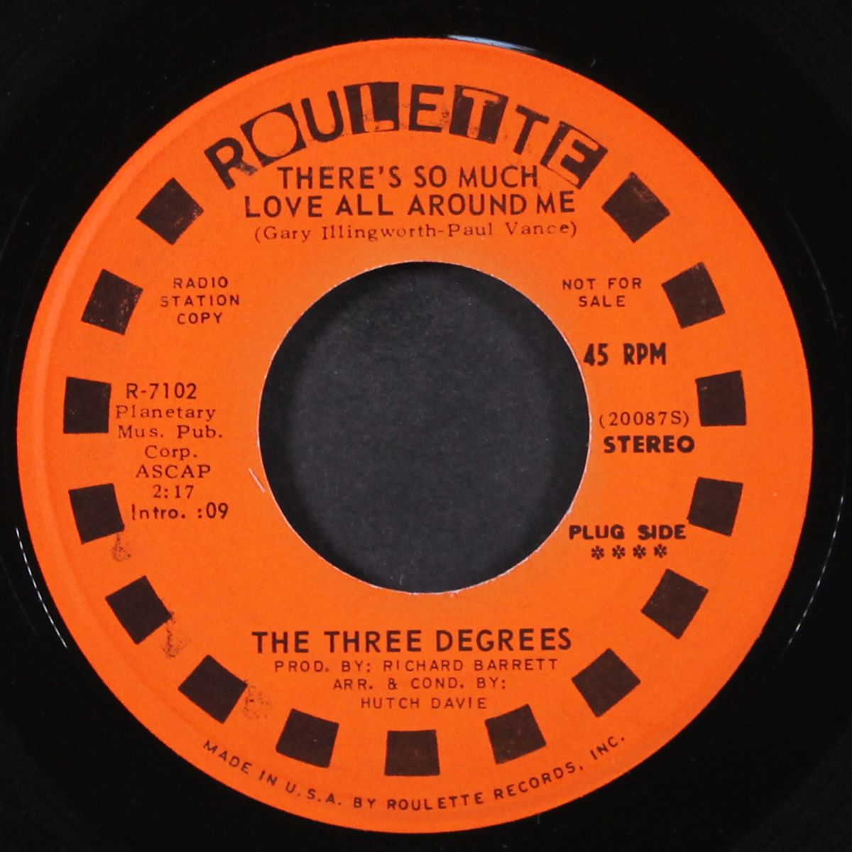 there's so much love all around me / mono by THREE DEGREES