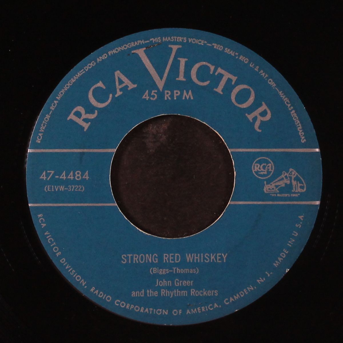 strong red whiskey / if you let me by JOHN GREER