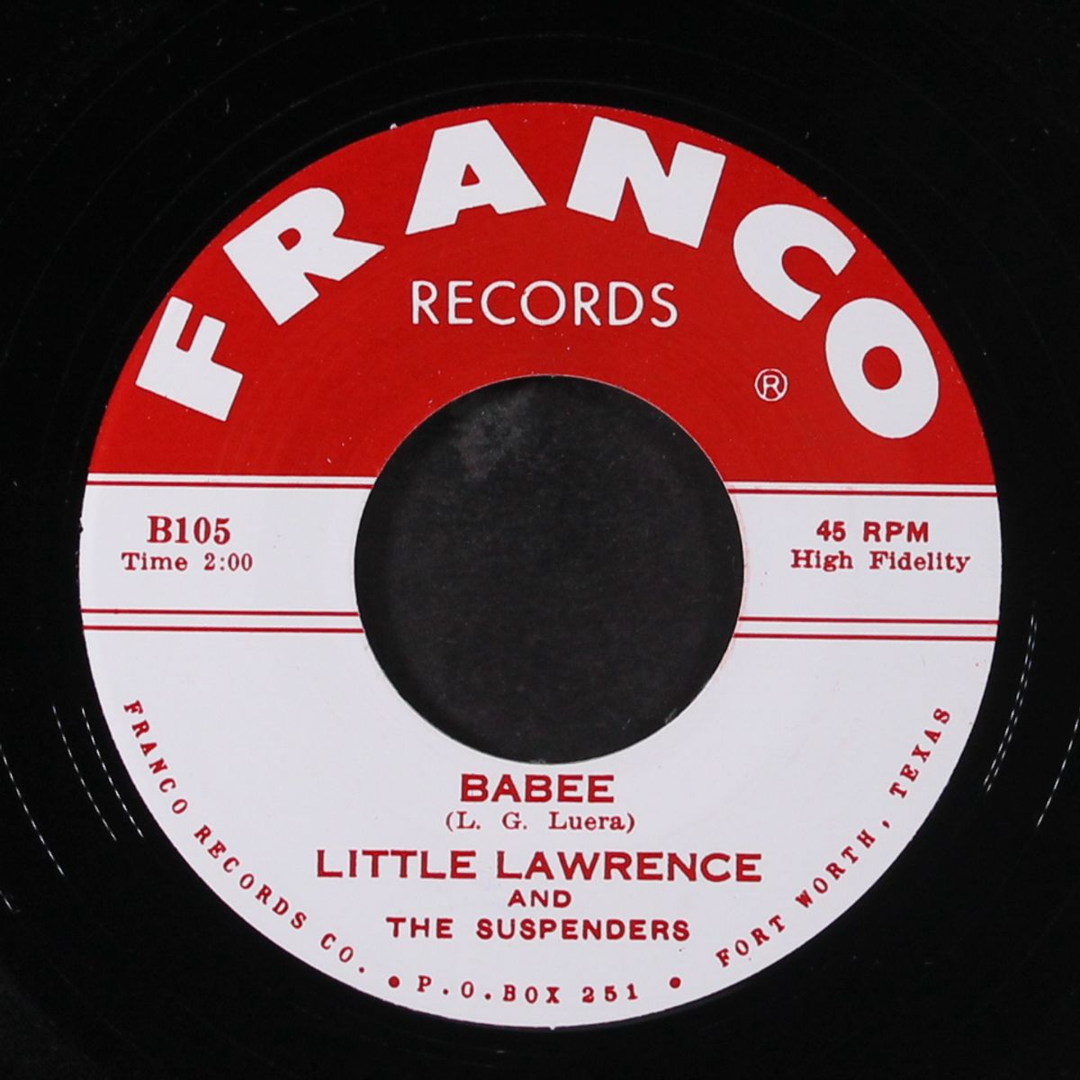 don't mess around / babee by LITTLE LAWRENCE & SUSPENDERS