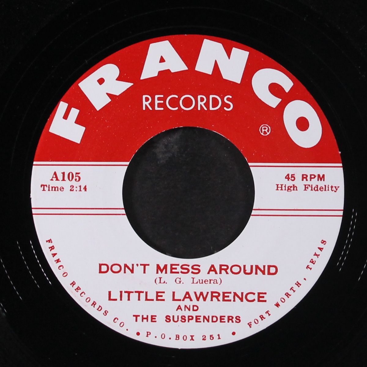 don't mess around / babee by LITTLE LAWRENCE & SUSPENDERS