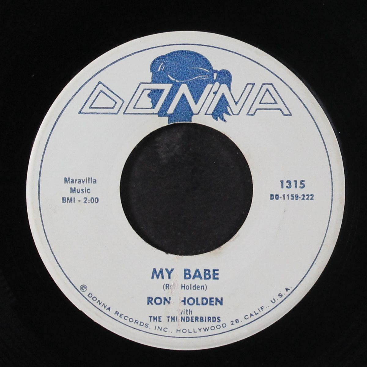 love you so / my babe by RON HOLDEN & THUNDERBIRDS