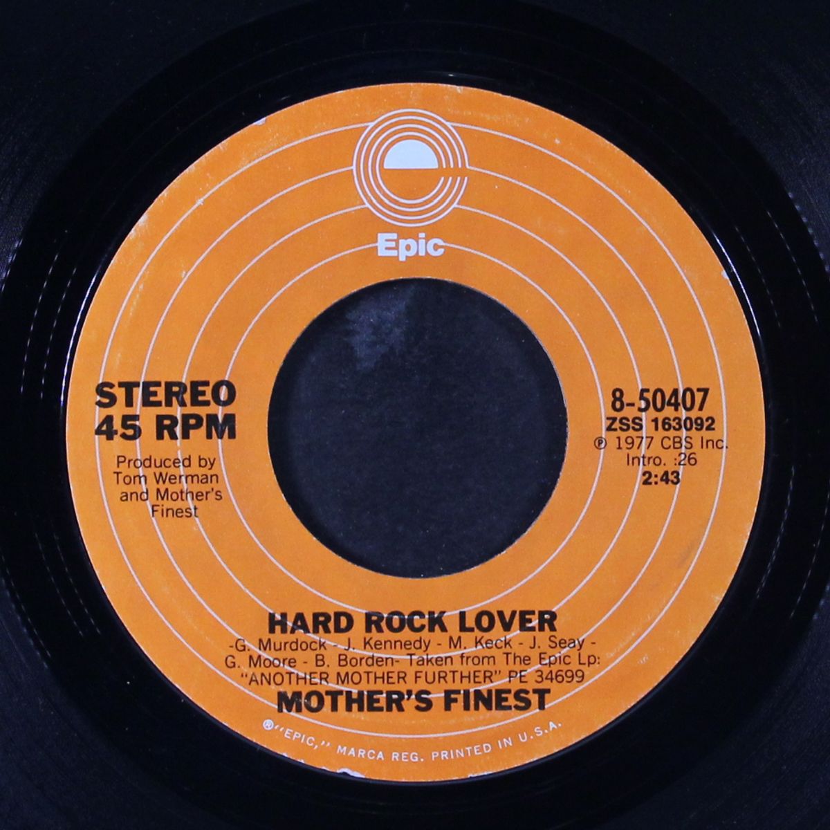 baby love / hard rock lover by MOTHER'S FINEST