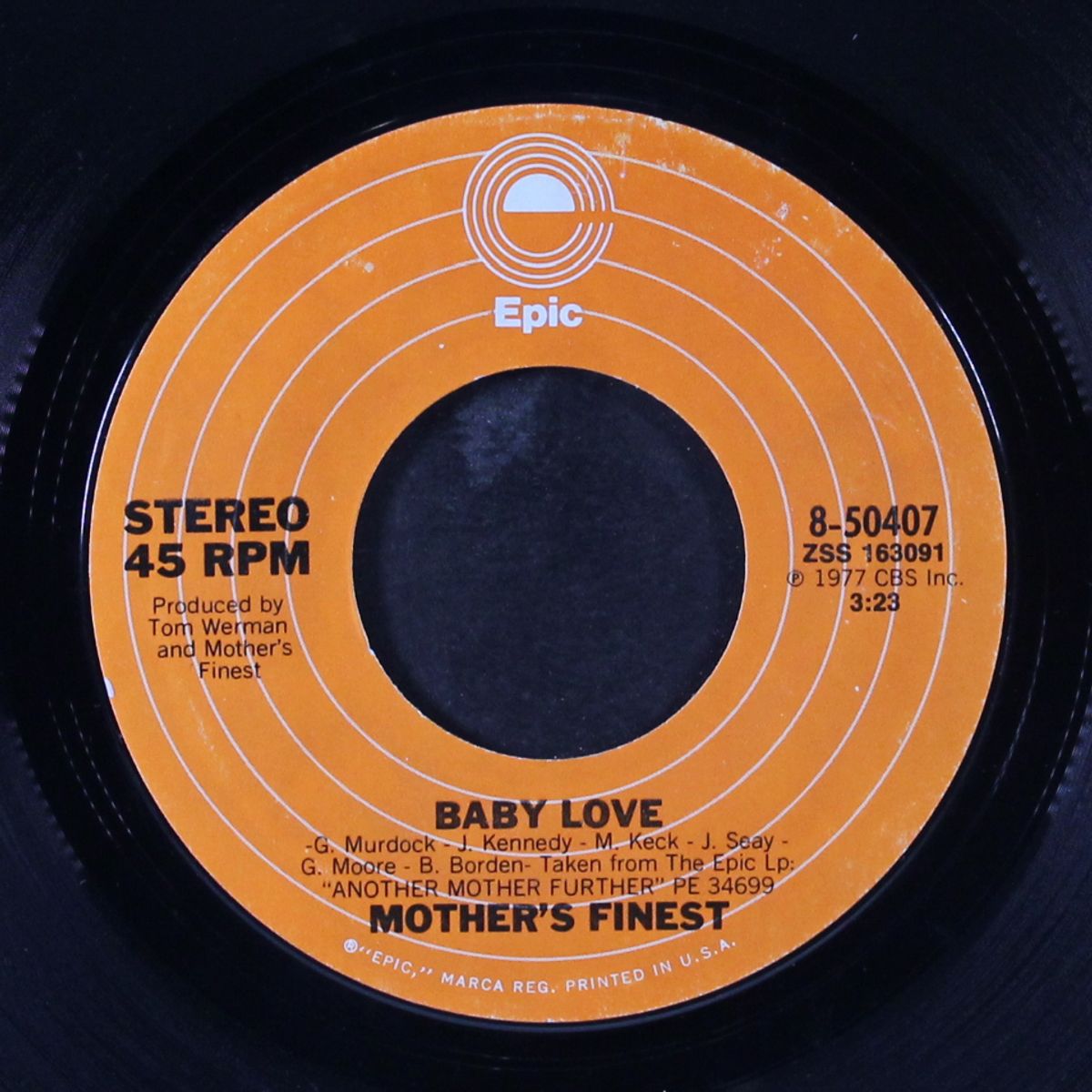 baby love / hard rock lover by MOTHER'S FINEST