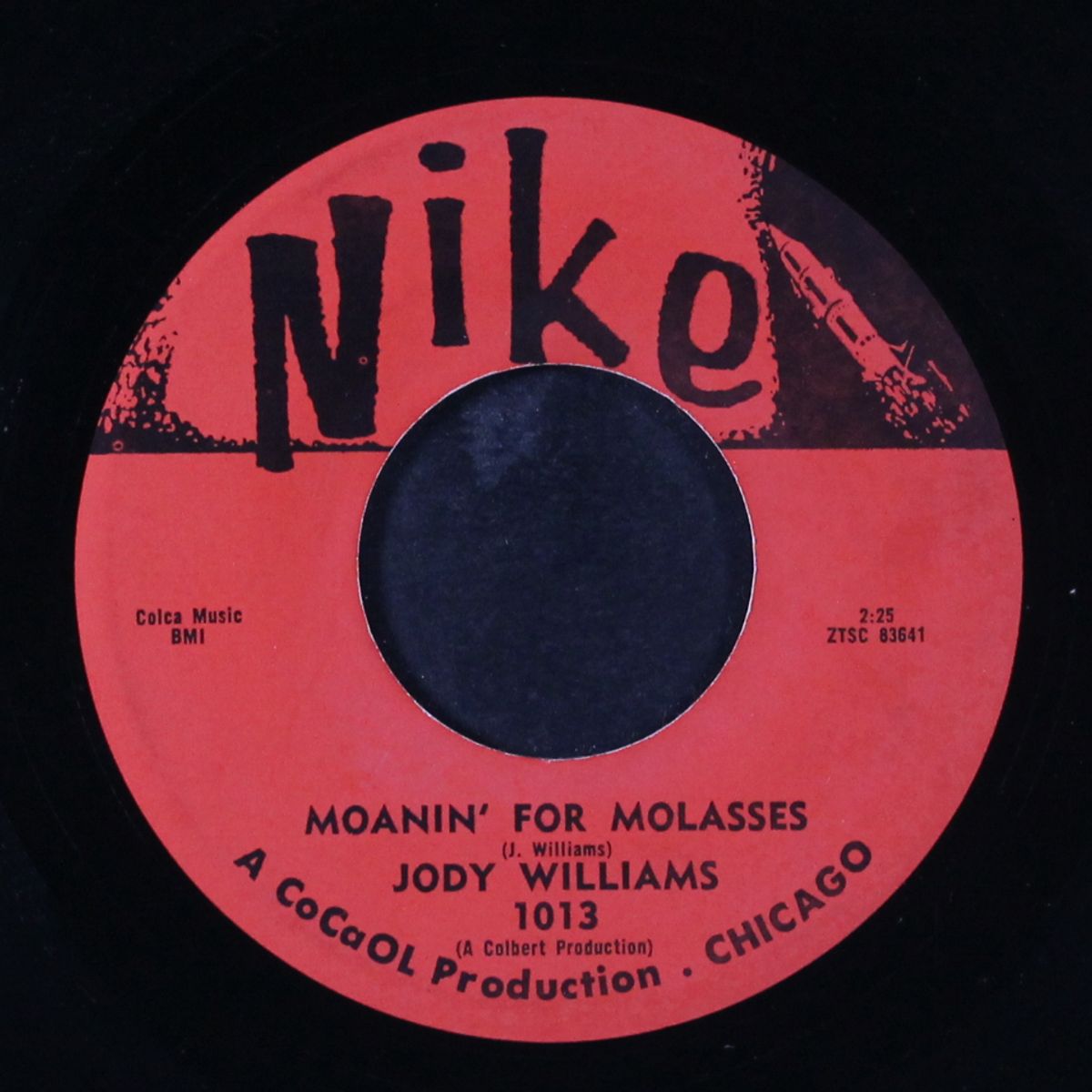 lonely without you / moanin' for molasses by JODY WILLIAMS
