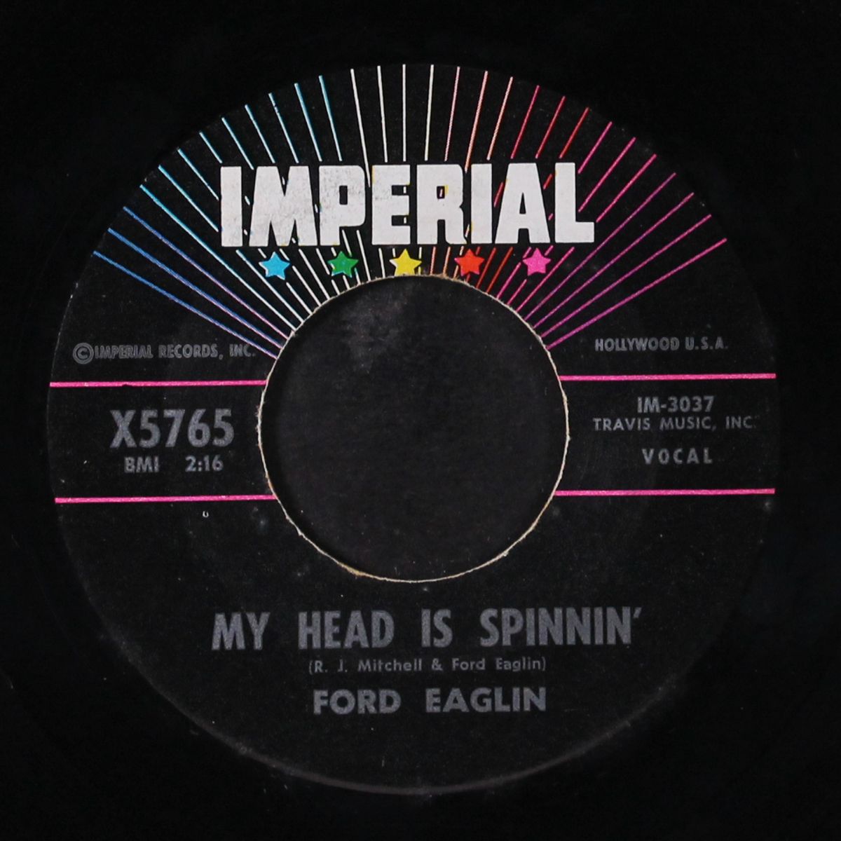 travelin' mood / my head is spinnin' by FORD EAGLIN