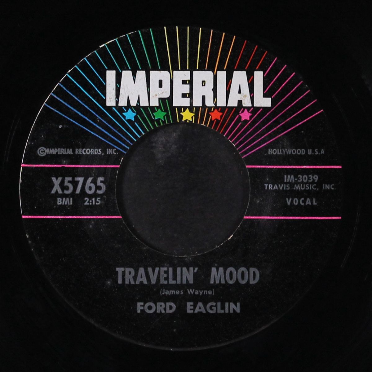 travelin' mood / my head is spinnin' by FORD EAGLIN