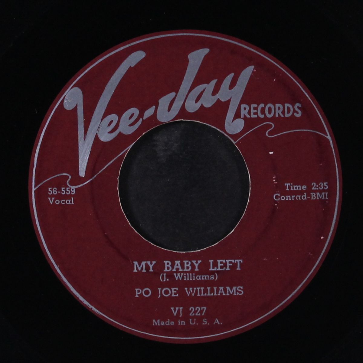 my baby left / goin back by PO JOE WILLIAMS