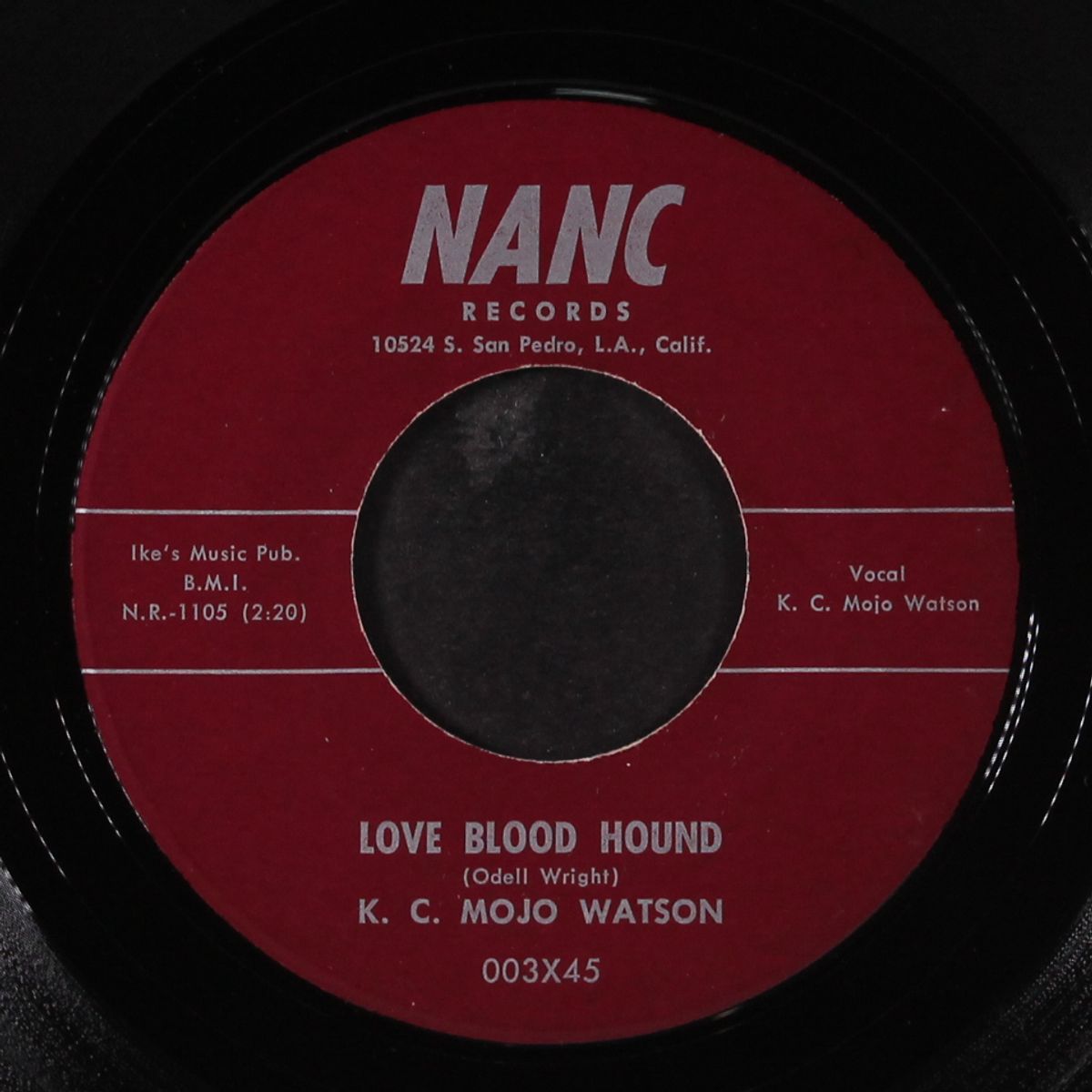 love blood hound / i kept on trying by K.C. MOJO WATSON