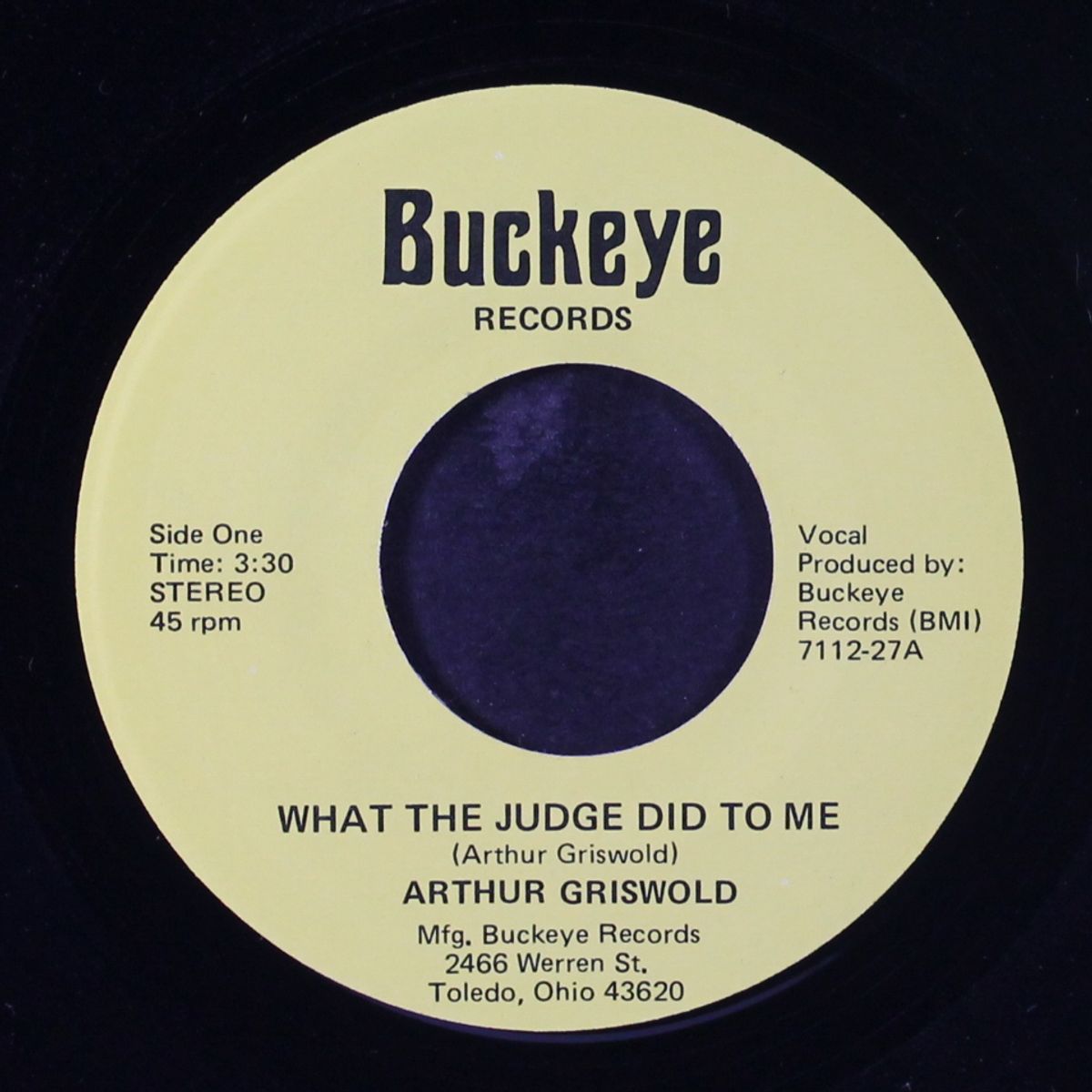what the judge did to me by ARTHUR GRISWOLD