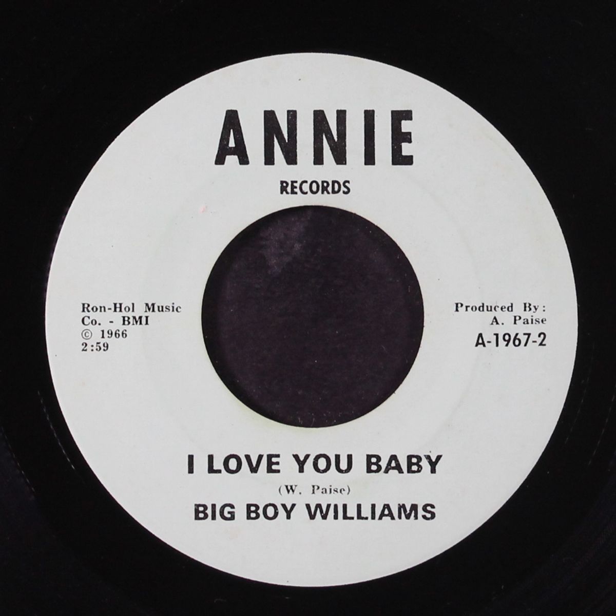 play boy / i love you baby by BIG BOY WILLIAMS