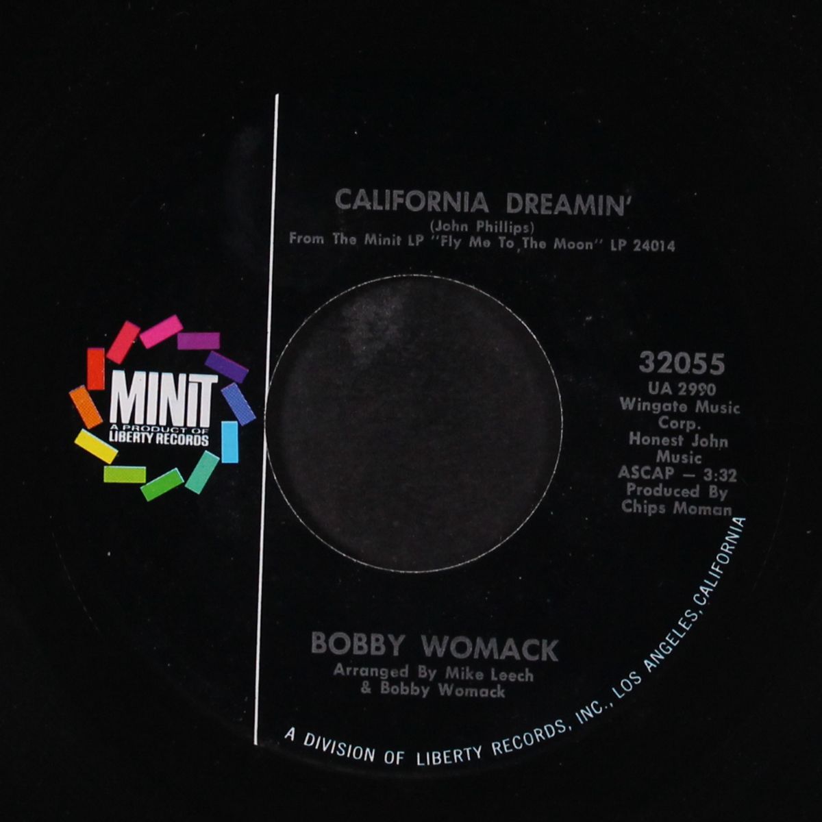 california dreamin' / baby, you oughta think it over by BOBBY WOMACK
