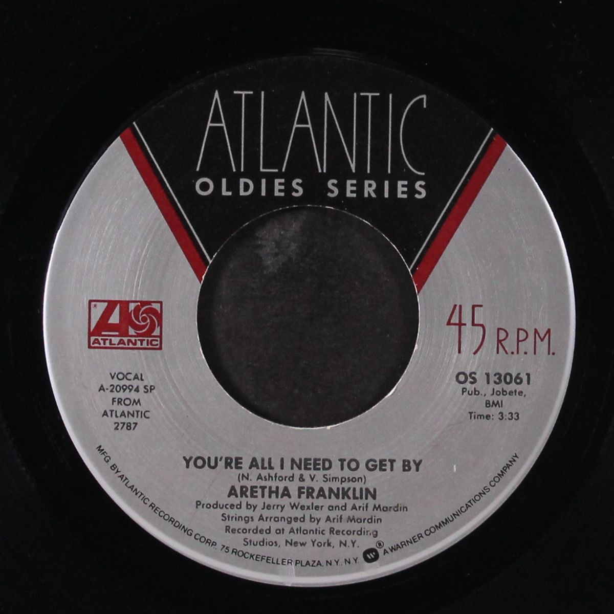 respect / you're all i need to get by by ARETHA FRANKLIN
