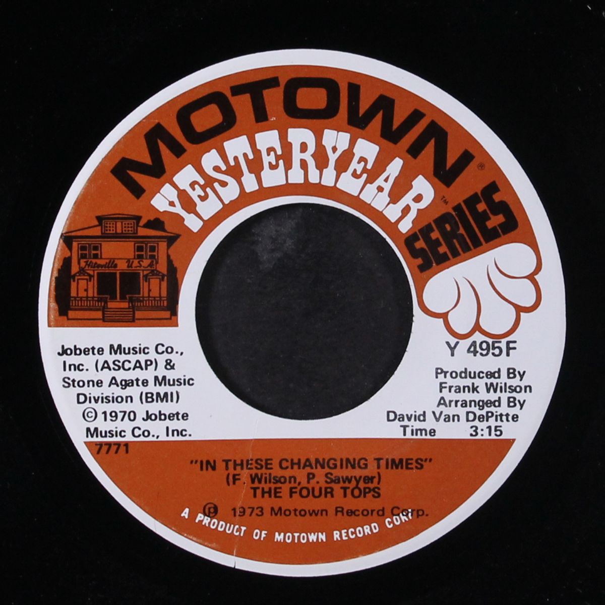 yesterday's dreams / in these changing times by FOUR TOPS