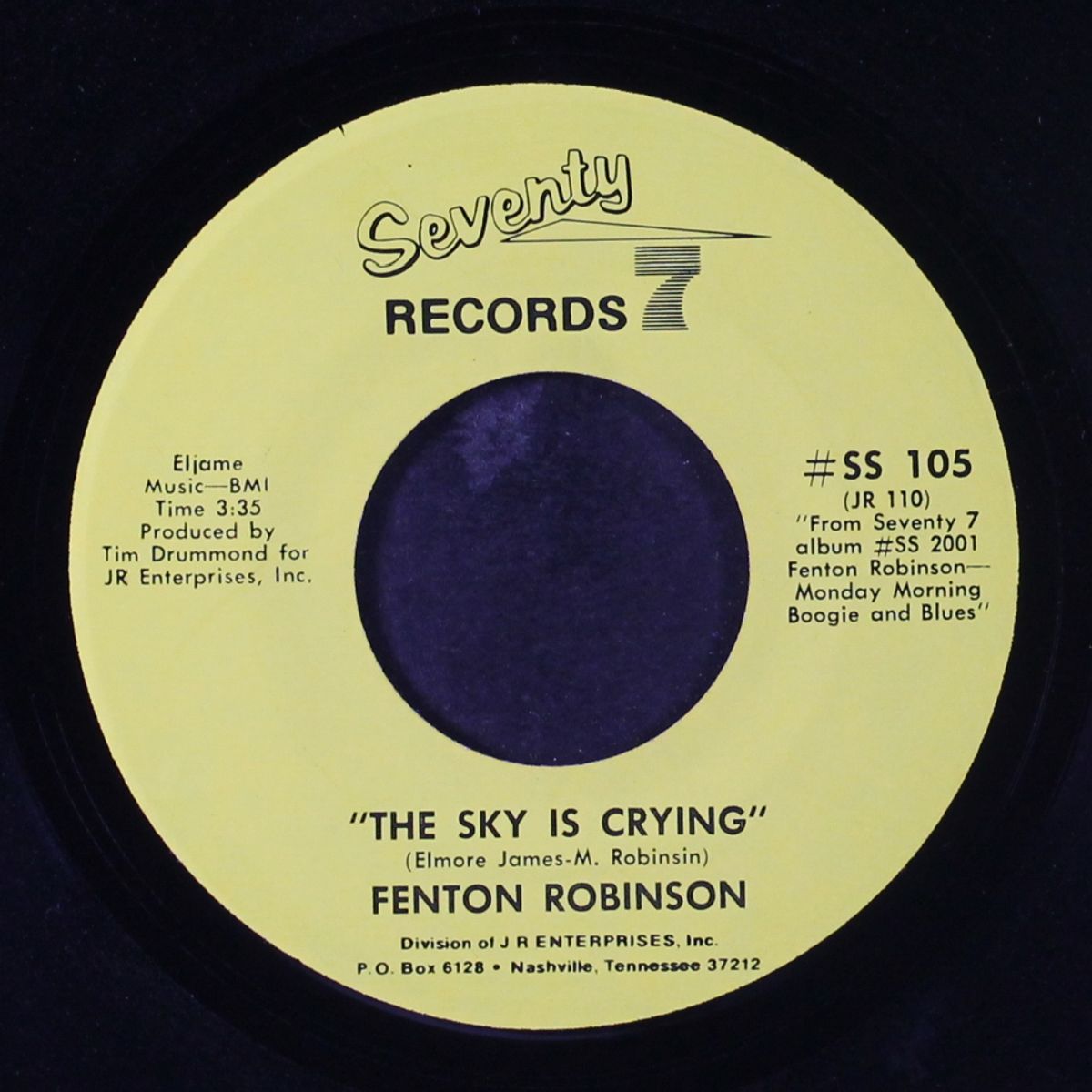 the sky is crying by FENTON ROBINSON