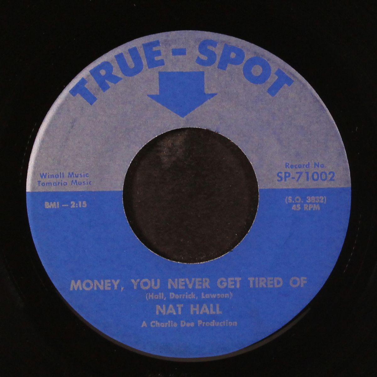 money, you never get tired of by NAT HALL