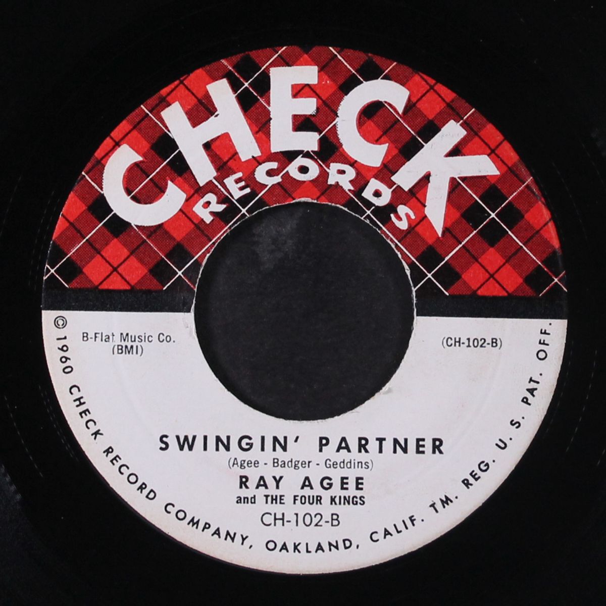 pray for me / swingin' partner by RAY AGEE & FOUR KINGS