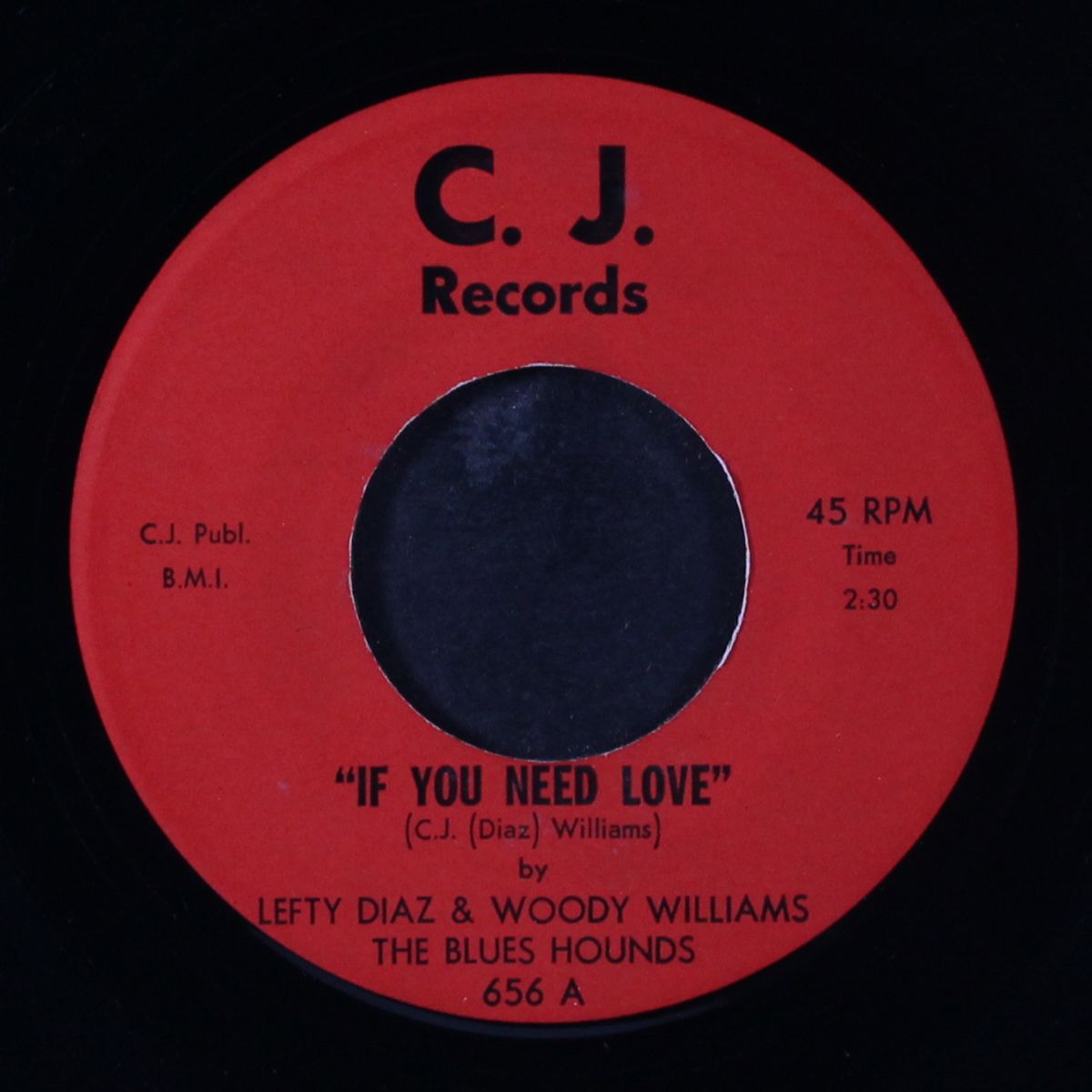 if you need love / i'm your nitty gritty man by LEFTY DIAZ & WOODY WILLIAMS