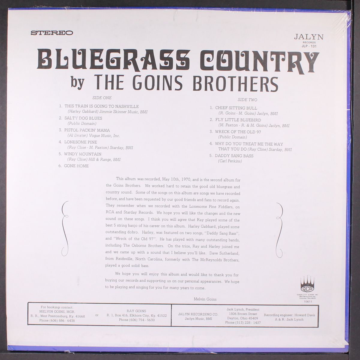 bluegrass country by GOINS BROTHERS