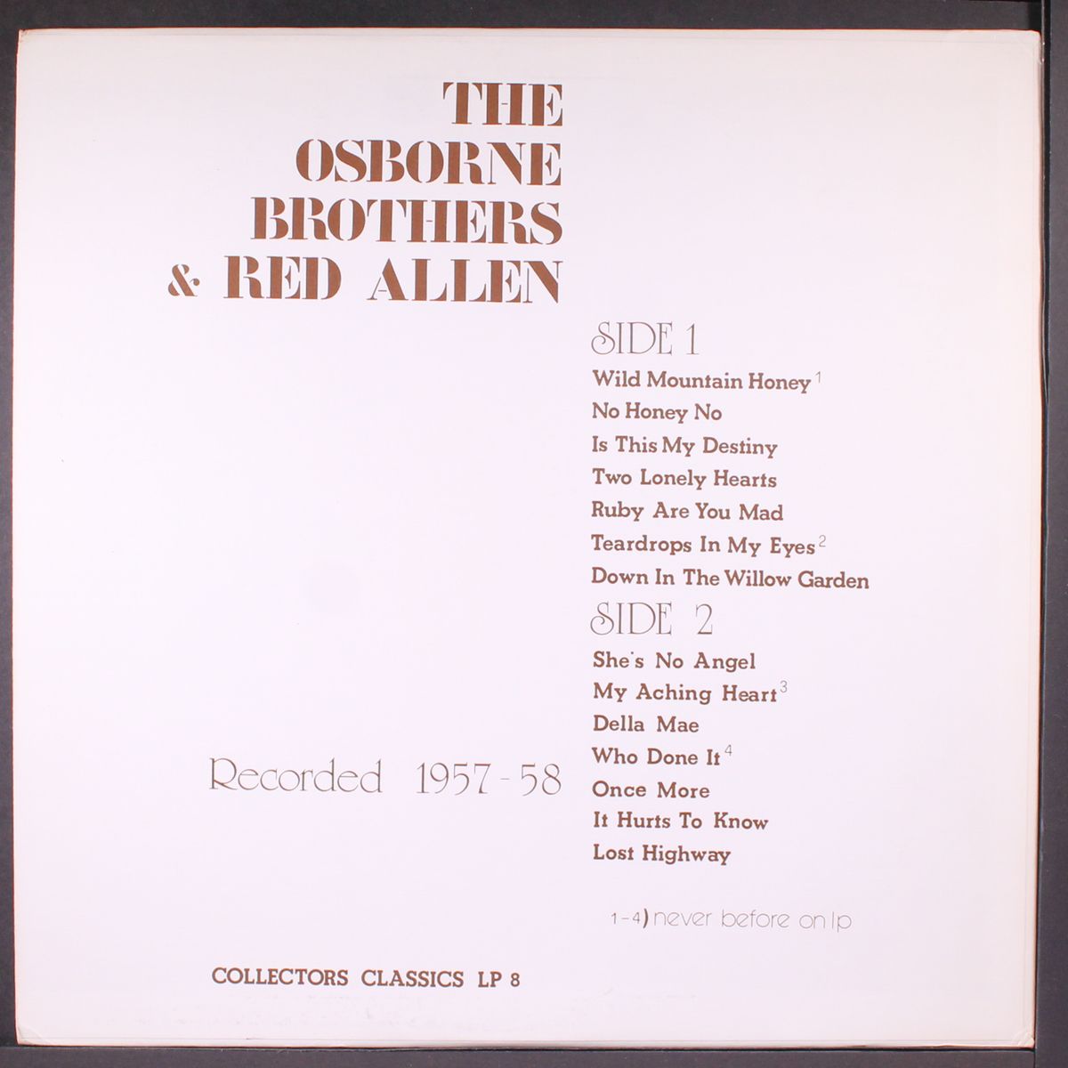 and red allen by OSBORNE BROTHERS