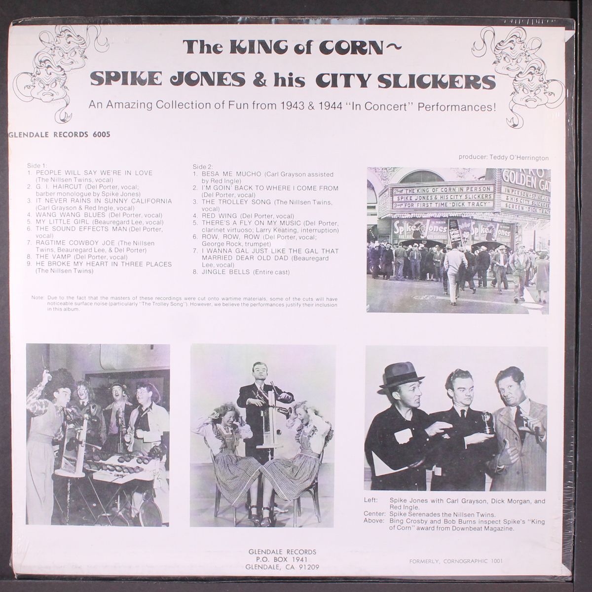 the king of corn by SPIKE JONES