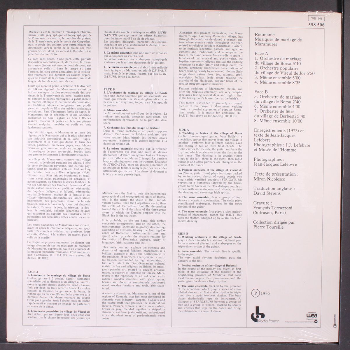sroumanie; musiques de mariage du maramures by VARIOUS