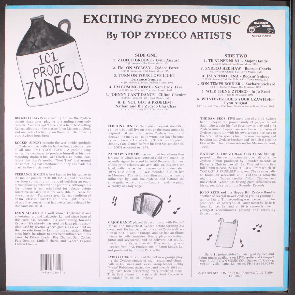 101 proof zydeco by VARIOUS