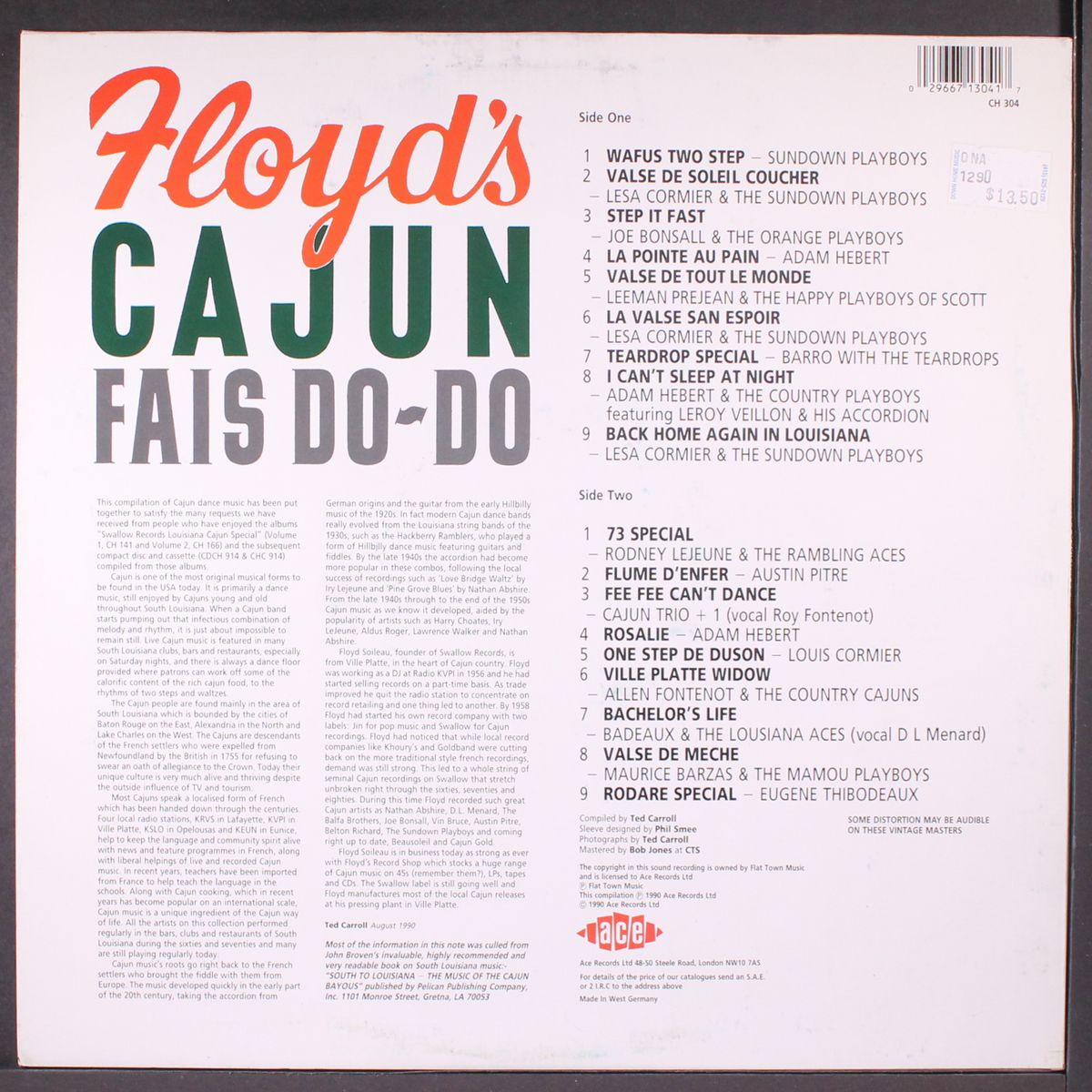 floyd's cajun fais do-do by VARIOUS