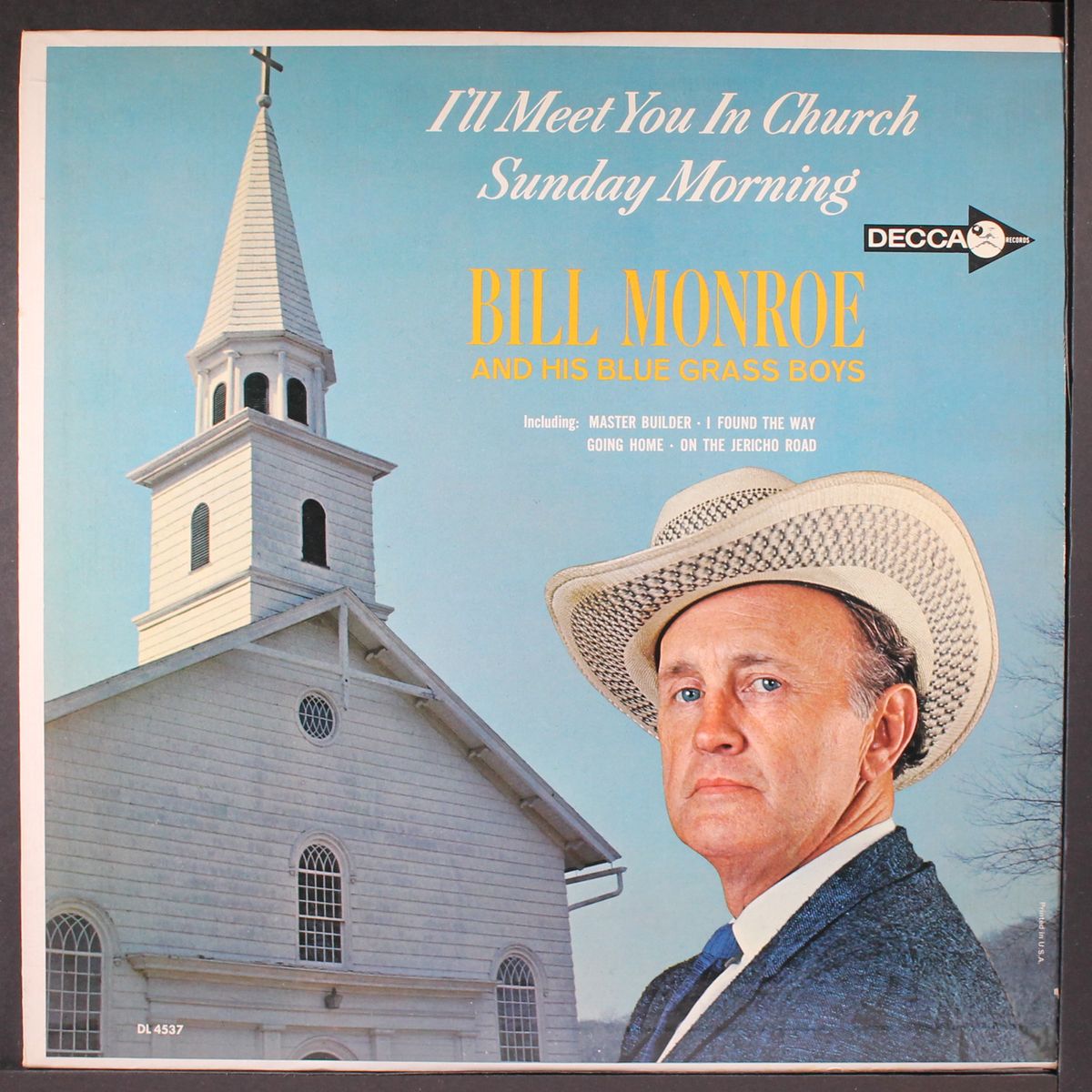 i'll meet you in the church sunday morning by BILL MONROE
