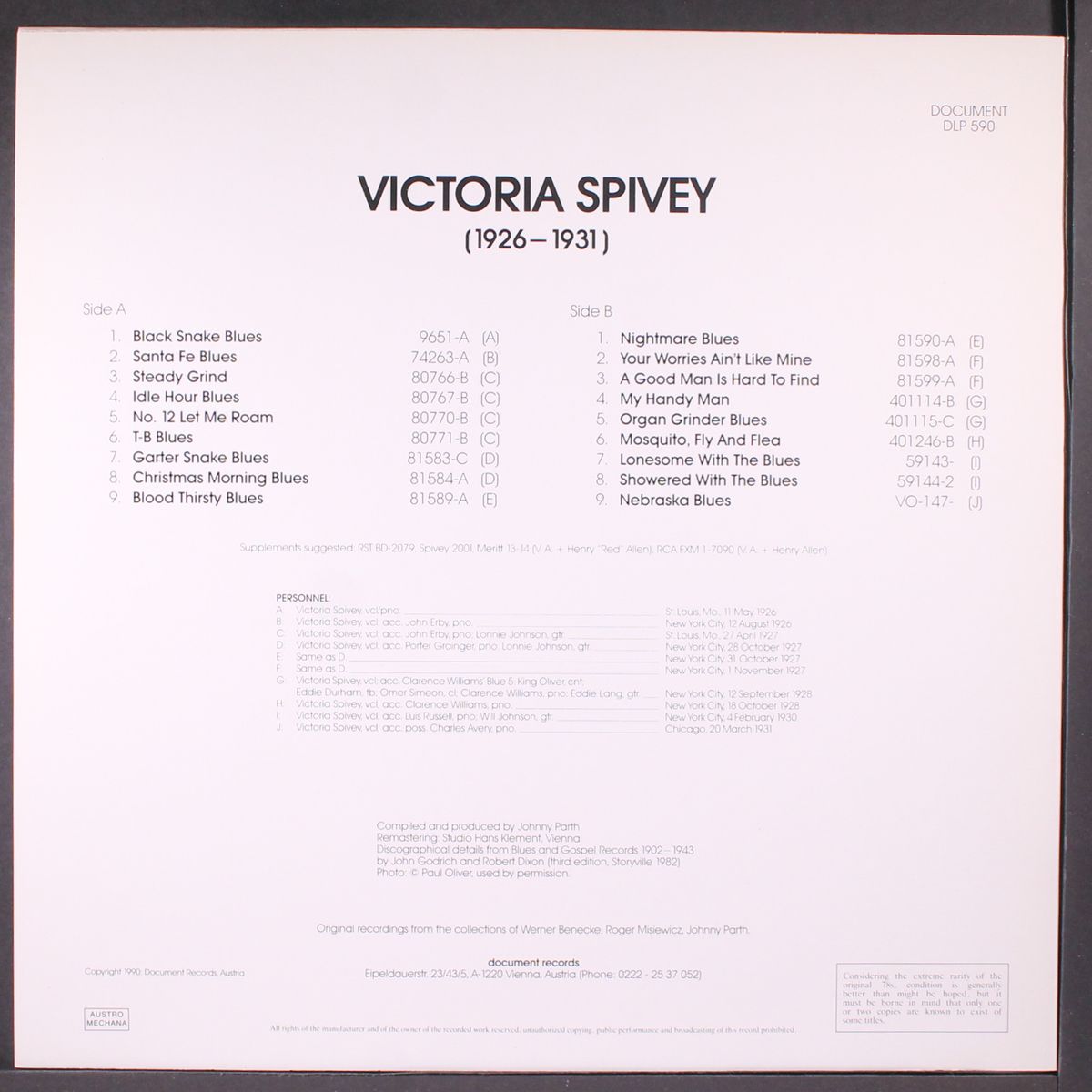 1926-1931 by VICTORIA SPIVEY