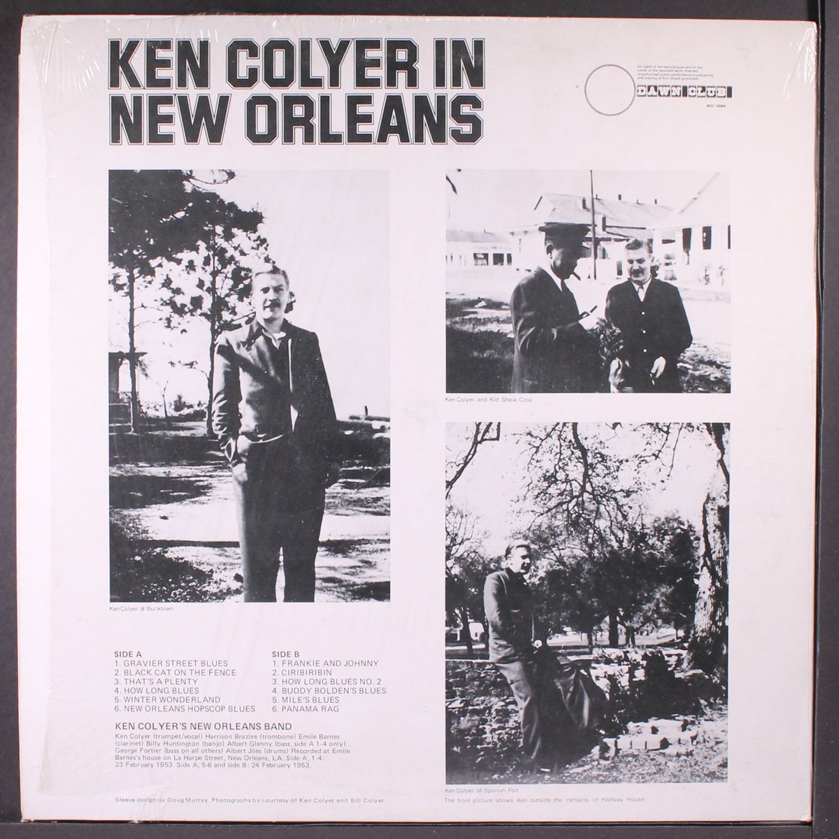 ken colyer in new orleans (the 1953 recordings) by KEN COLYER