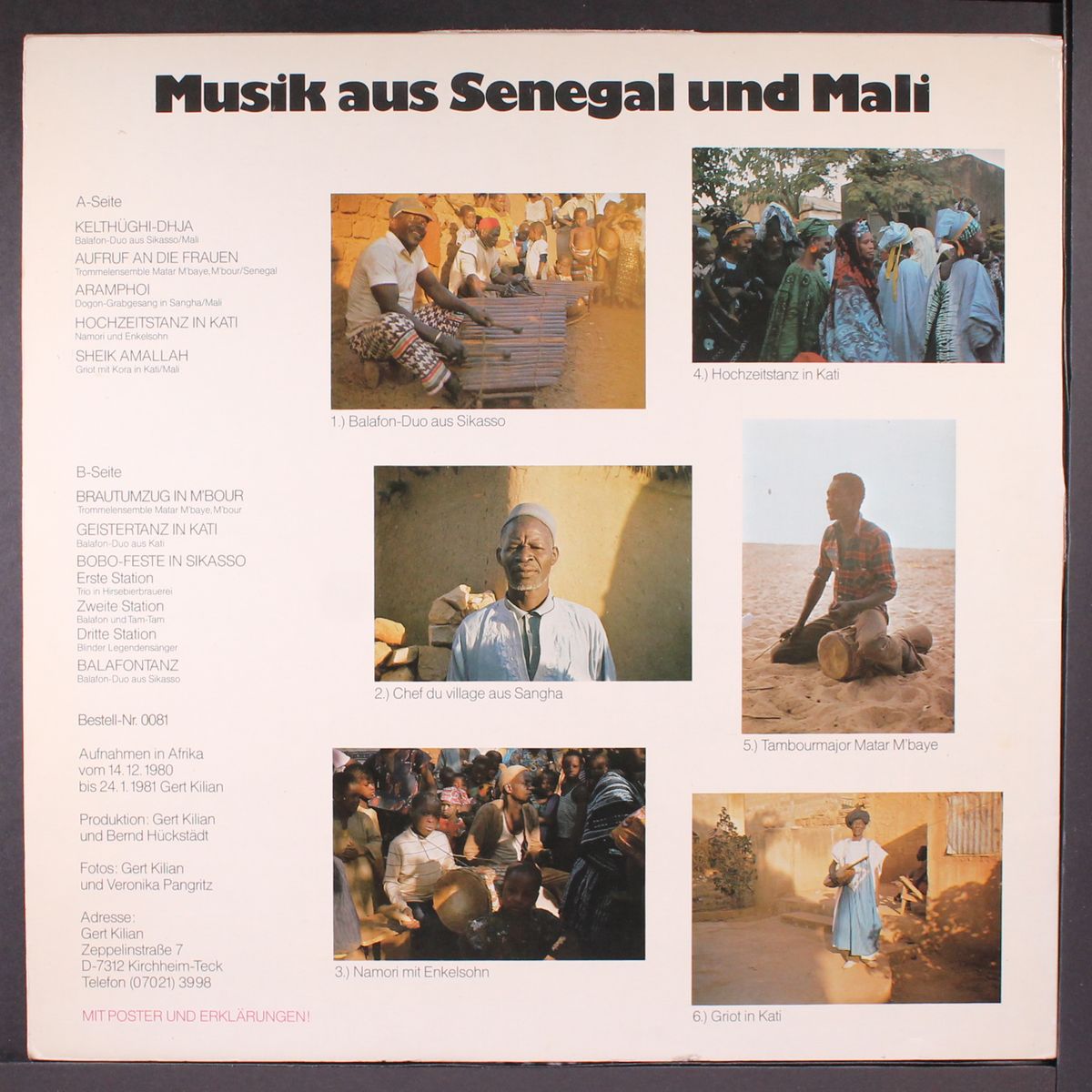 afro percussion (musik aus senegal und mali) by VARIOUS