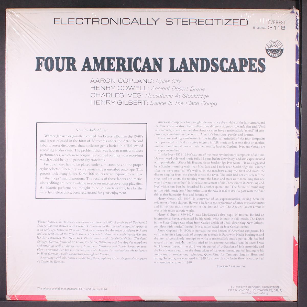 four american landscapes by WERNER JANSSEN