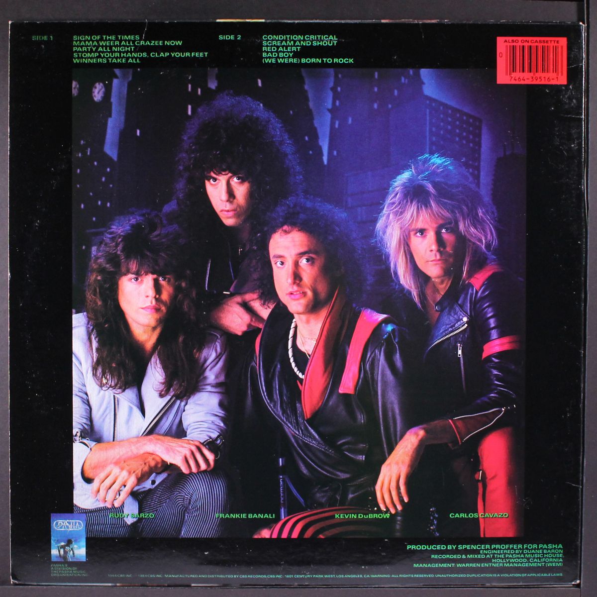 condition critical by QUIET RIOT