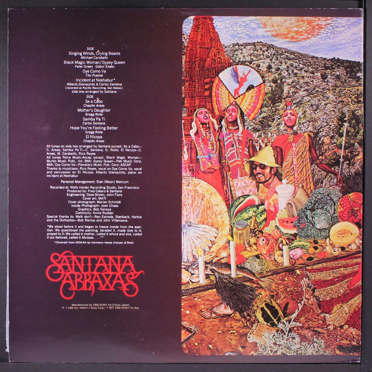 abraxas by SANTANA