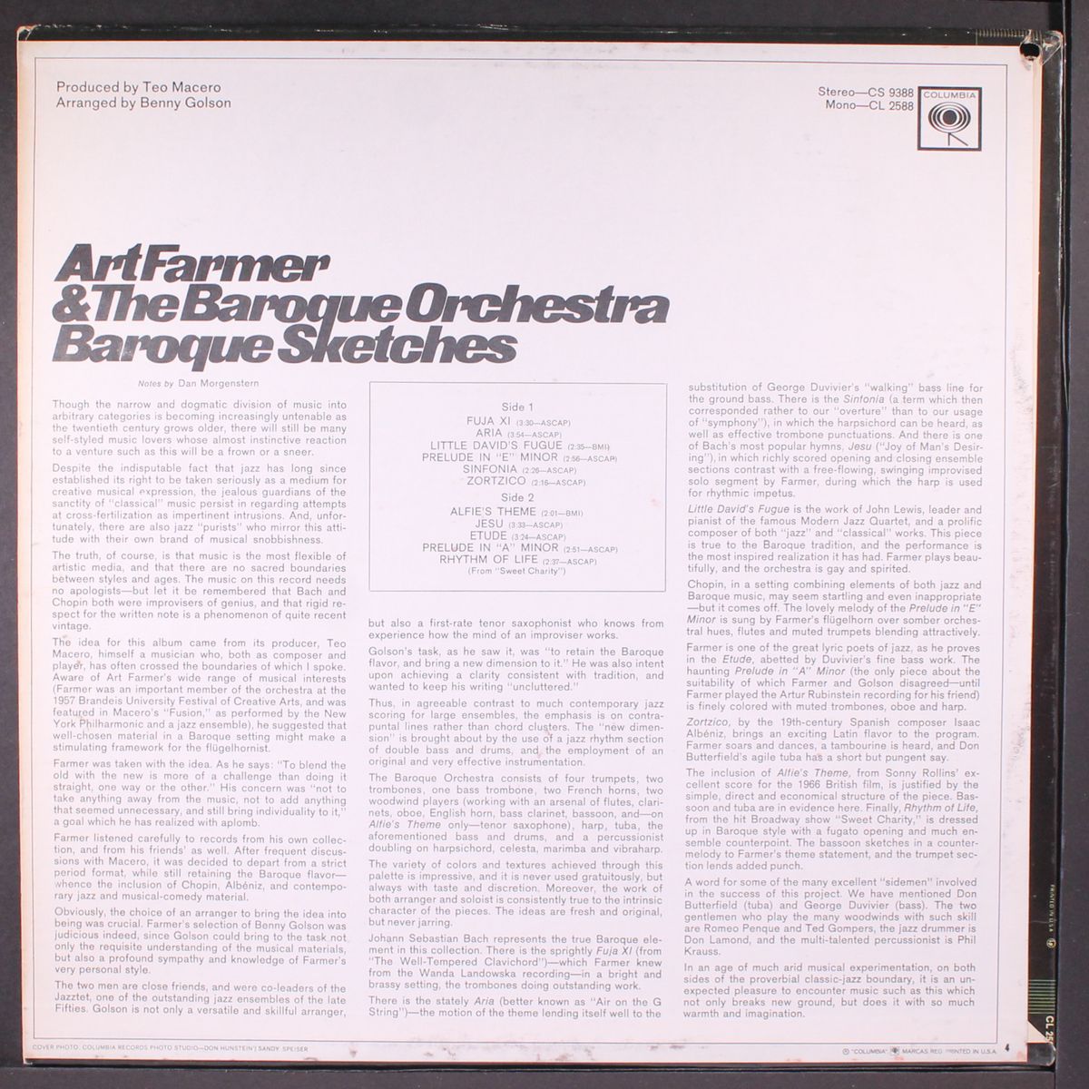 baroque sketches by ART FARMER