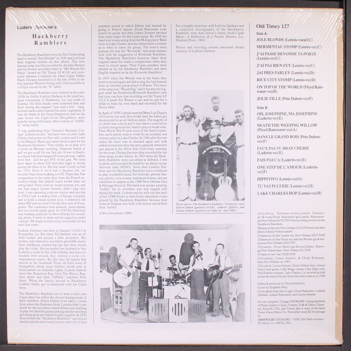 early recordings 1935-1948 by HACKBERRY RAMBLERS