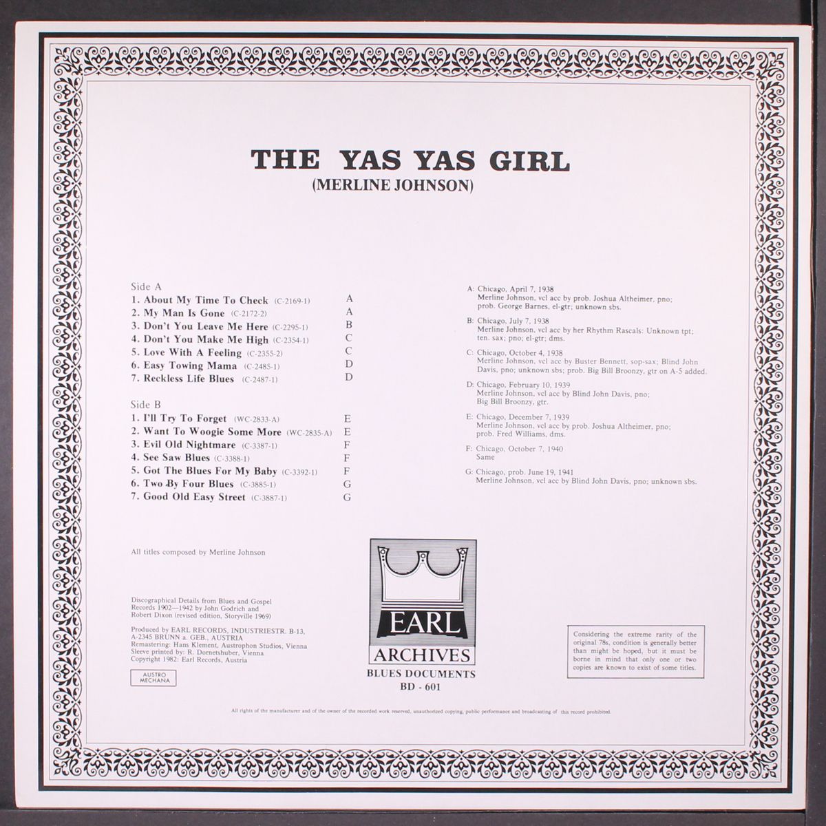 the yas yas girl 1938-1941 by MERLINE JOHNSON