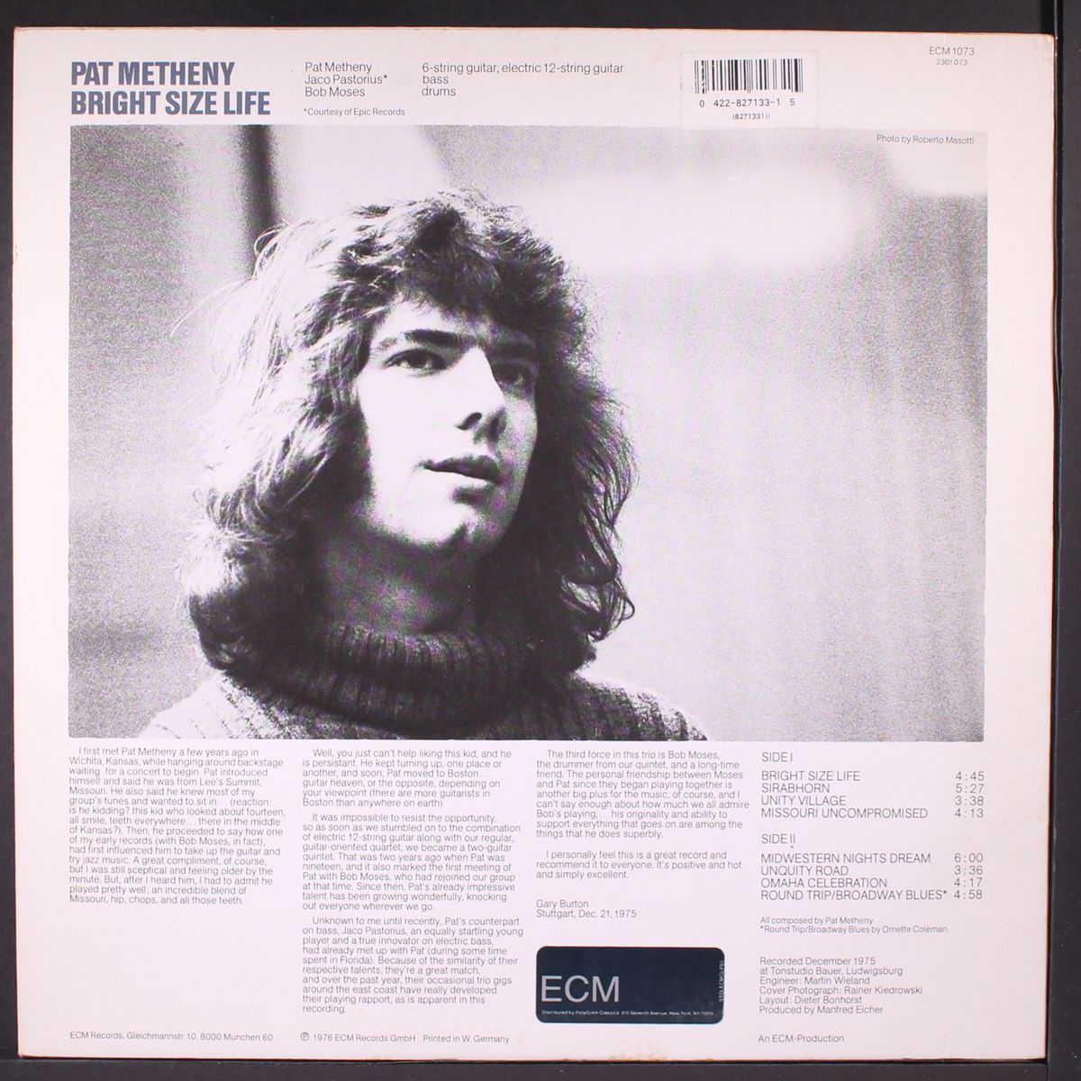 bright size life by PAT METHENY