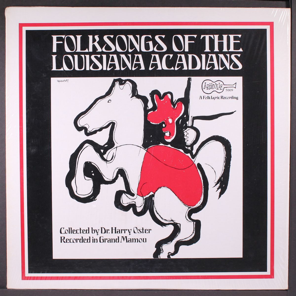 folksongs of the louisiana acadians by VARIOUS