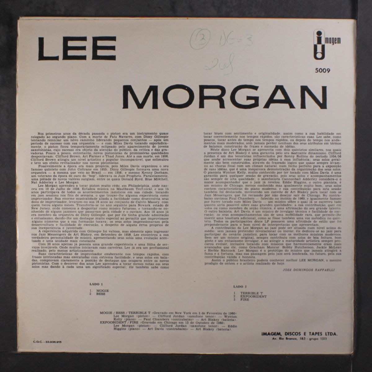 lee morgan by LEE MORGAN