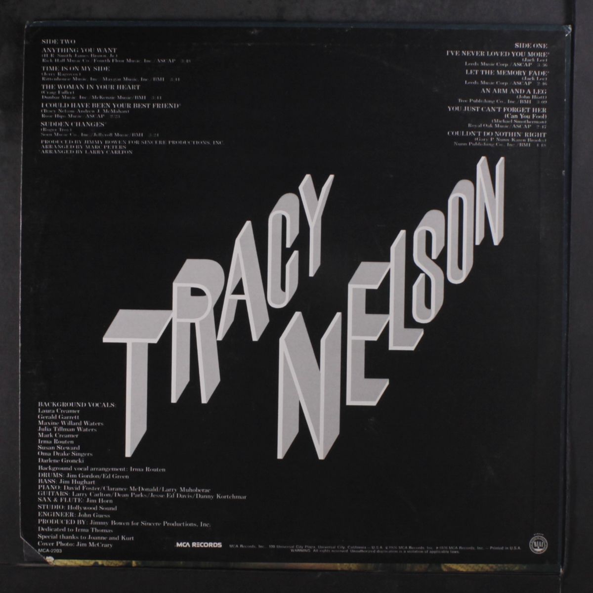 time is on my side by TRACY NELSON