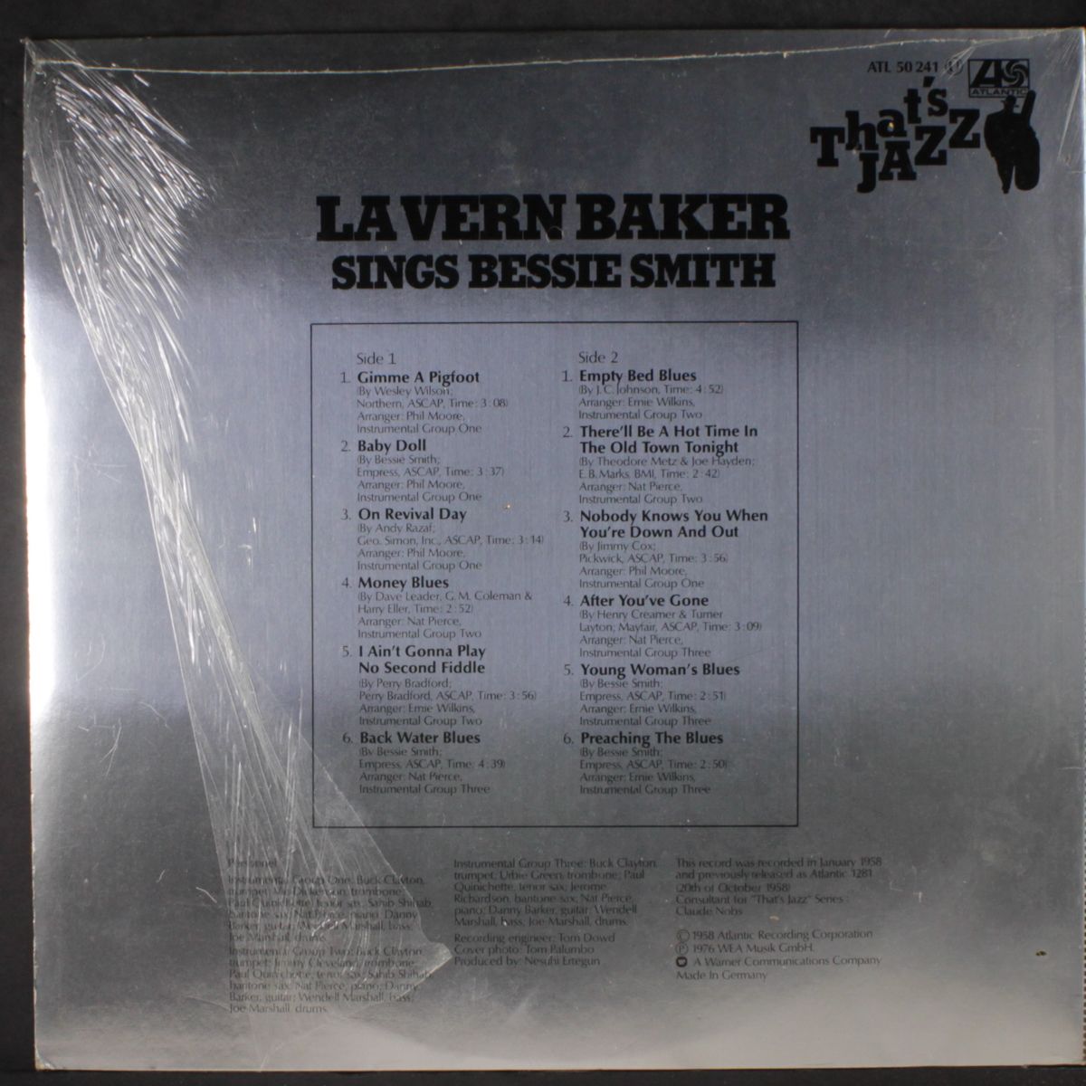 sings bessie smith by LAVERN BAKER