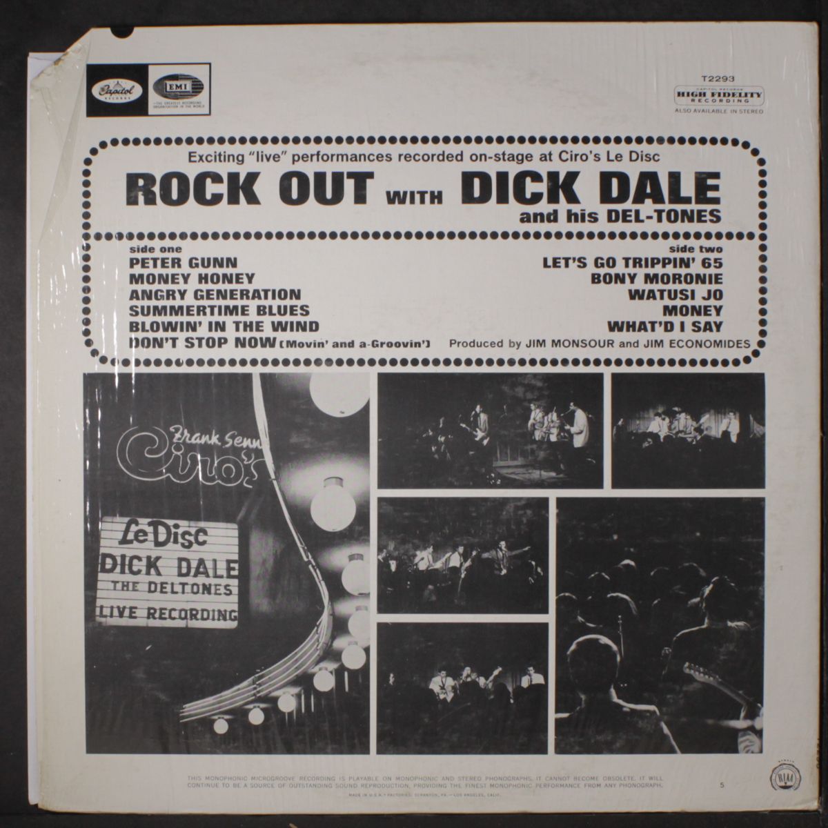 rock out with...live at ciro's by DICK DALE & DEL-TONES