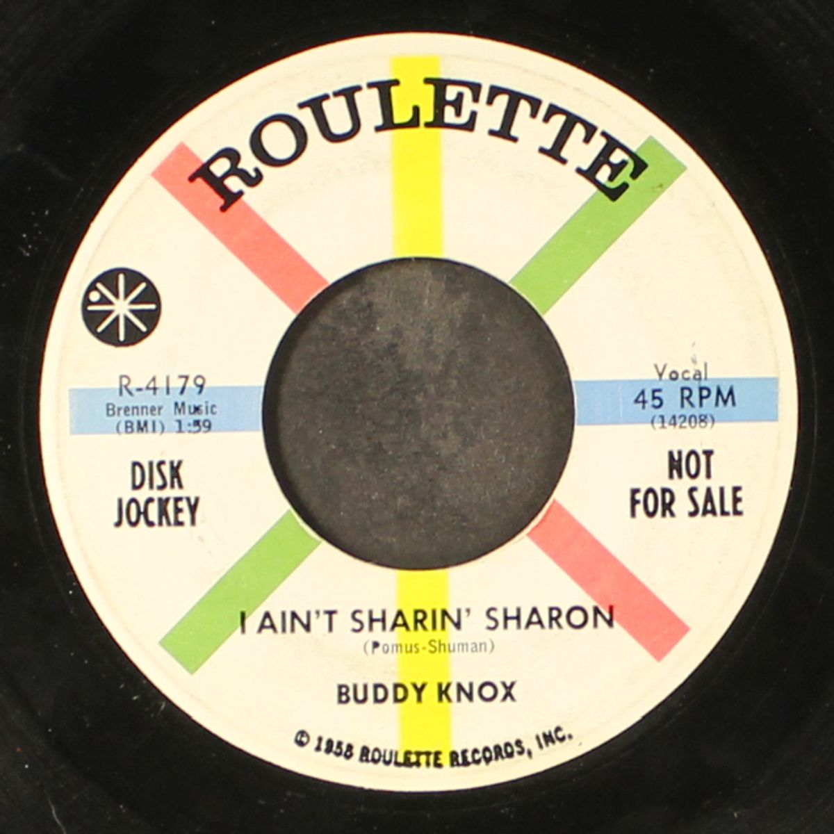 i ain't sharin' sharon / taste of the blues by BUDDY KNOX