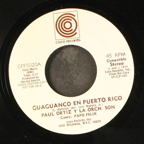 PAUL ORTIZ Y LA ORCH. SON