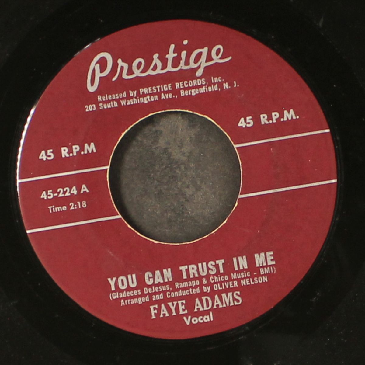goodnight my love / you can trust in me by FAYE ADAMS