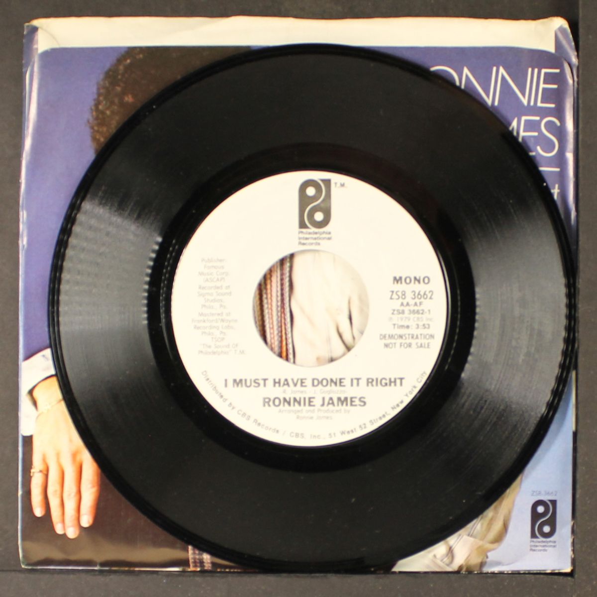 i must have done it right / mono by RONNIE JAMES