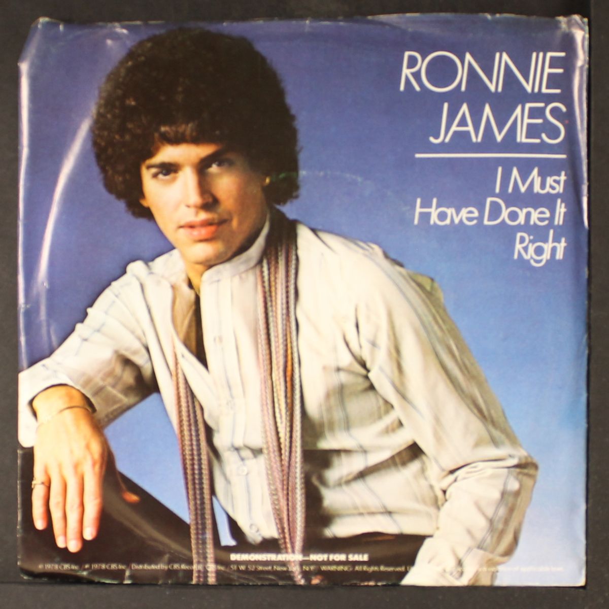 i must have done it right / mono by RONNIE JAMES